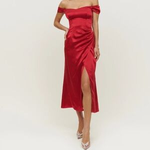 Reformation genesis silk dress